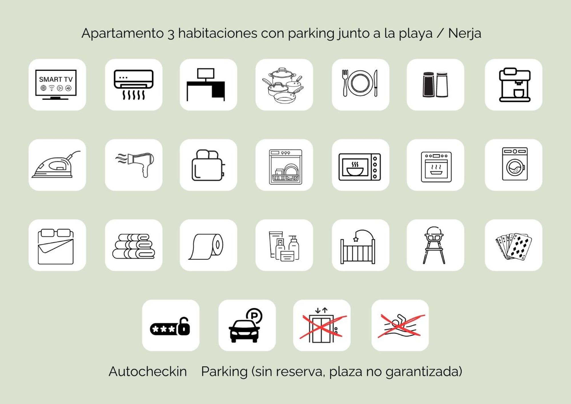 Apartamento 3 Hab Con Parking Junto A La Playa Nerja Bagian luar foto